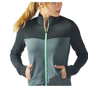 Fabletics Cleo Green Full Zip Athletic Jacket Women’s Size XL